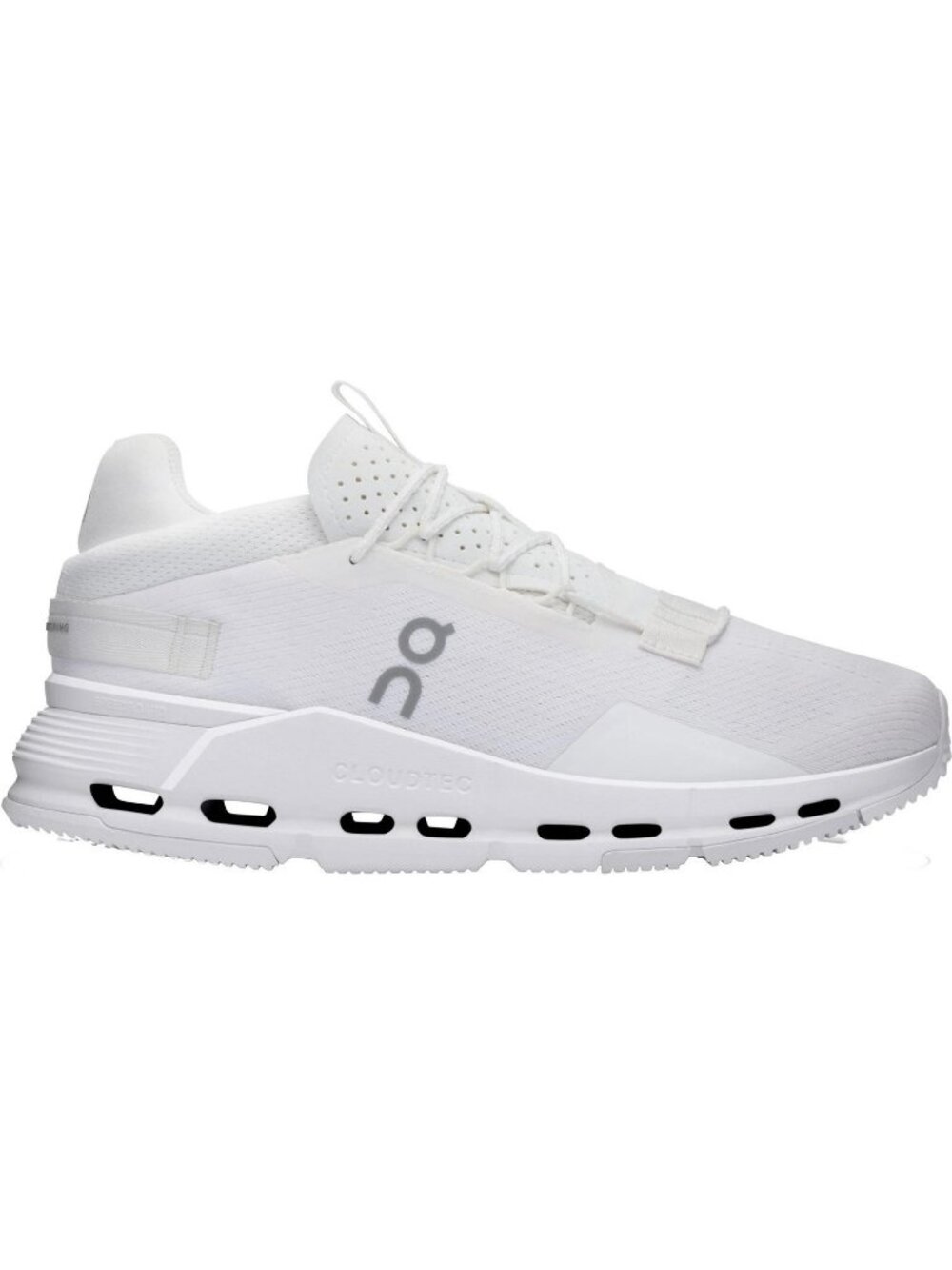 On Cloudnova 2 Undyed All White Women's Size 7 Sneakers NEW